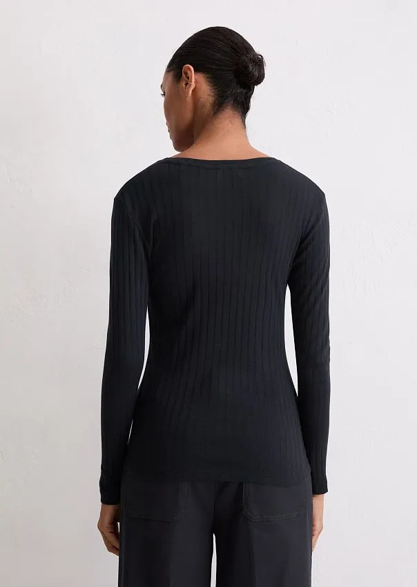 Лонгслив из смеси хлопка и модала
 Marc o'Polo - фото 2