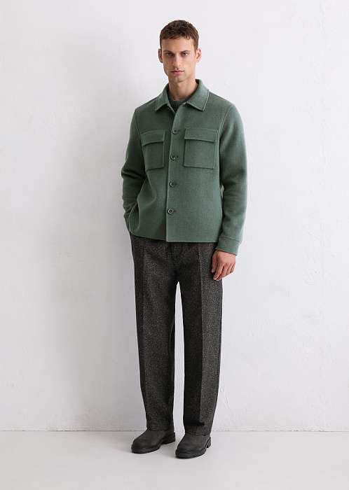 Рубашка верхняя из смесовой шерсти