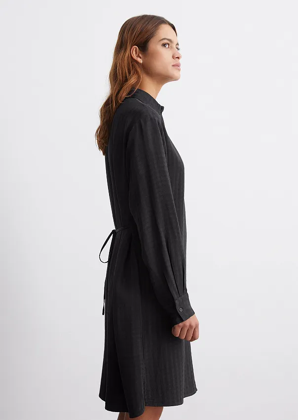 Платье-рубашка из чистой вискозы