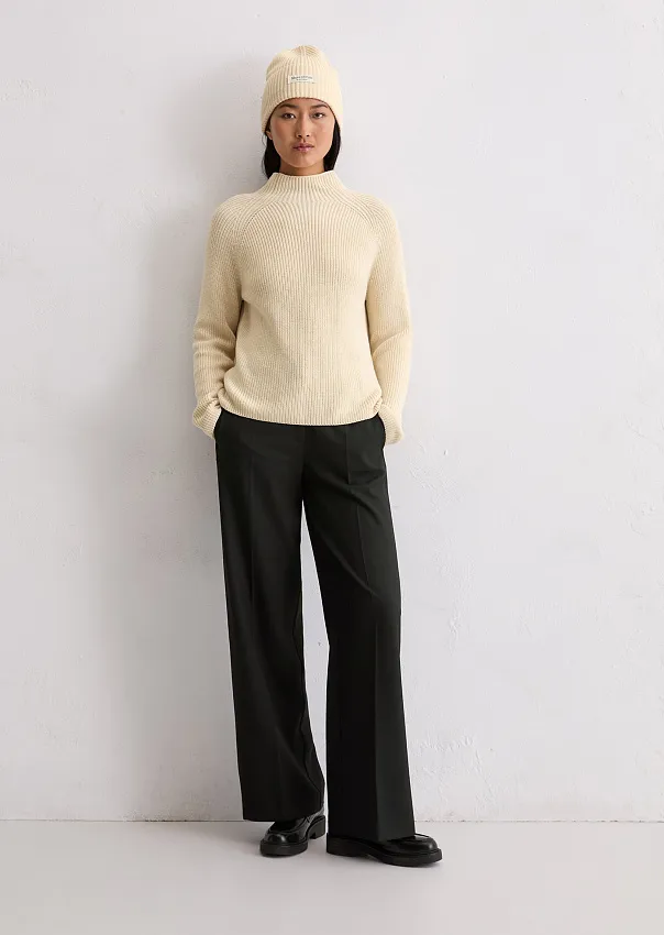 Джемпер из органического хлопка с высоким воротом Marc o'Polo - фото 3