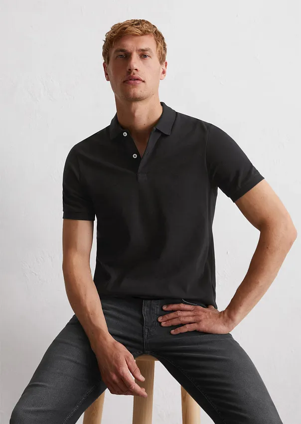 Поло из смесового хлопка Marc o'Polo - фото 1