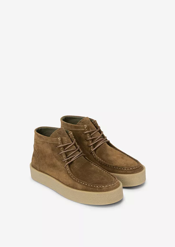 Замшевые полуботинки на шнурках Marc o'Polo - фото 2