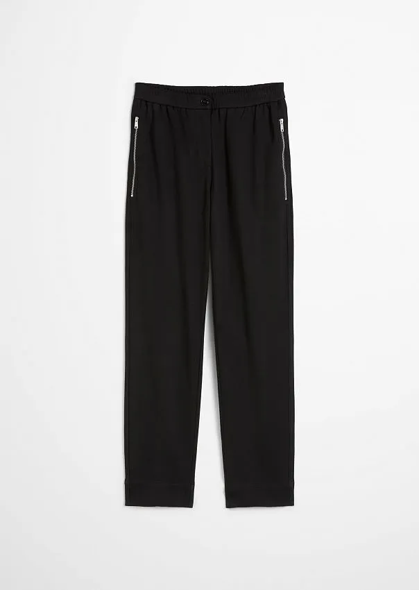 Трикотажные брюки из смесовой вискозы Marc o'Polo - фото 6