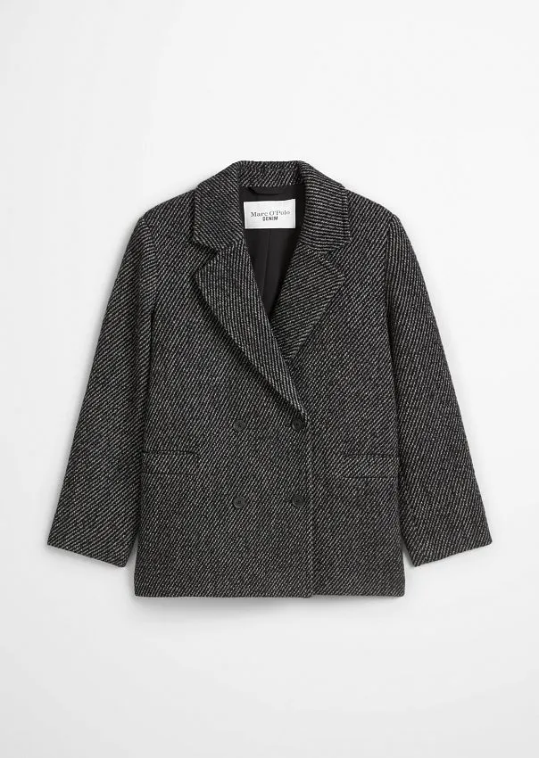 Твидовое пальто из смесовой шерсти Marc o'Polo - фото 6