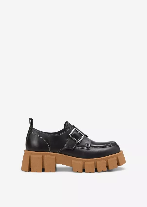 Массивные лоферы с регулируемой металлической пряжкой Marc o'Polo - фото 1