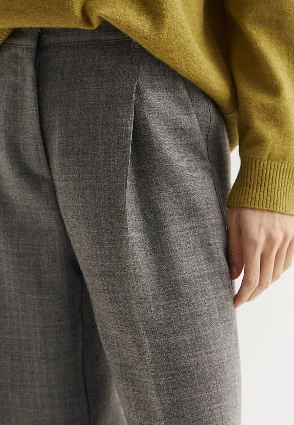 Брюки широкие из шерсти Marc o'Polo - фото 4