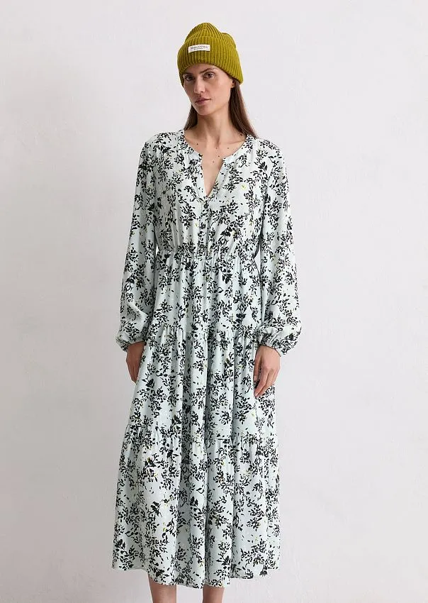 Платье с принтом из смеси купро и вискозы Marc o'Polo - фото 3