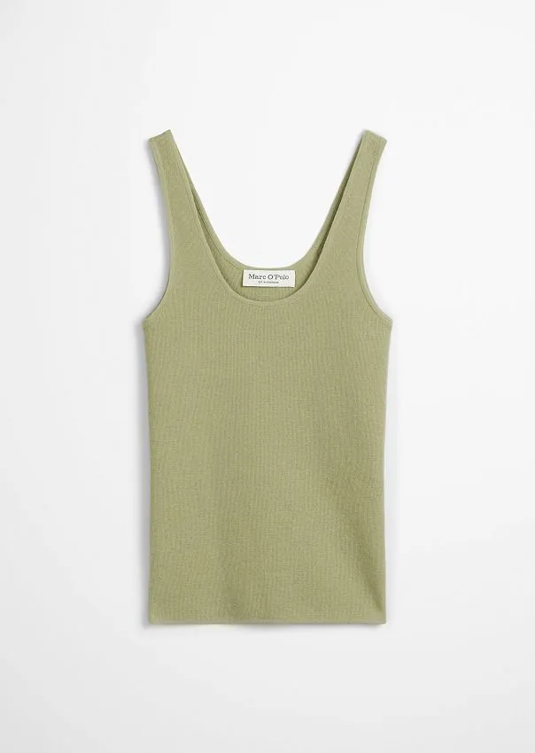 Топ из смесового хлопка Marc o'Polo - фото 6