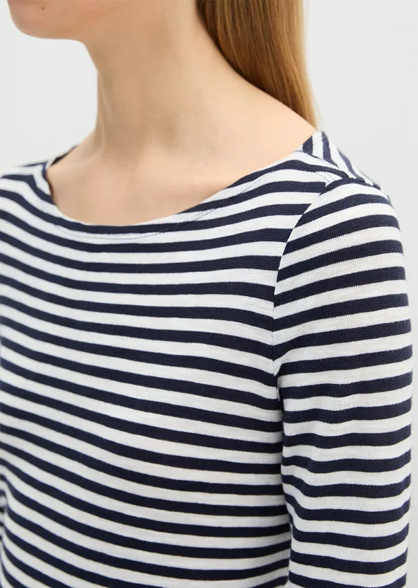 Лонгслив в полоску