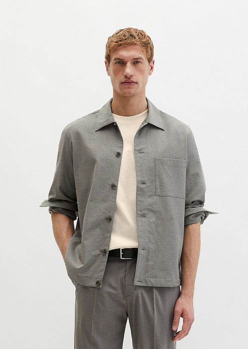 Рубашка верхняя из тонкой шерсти