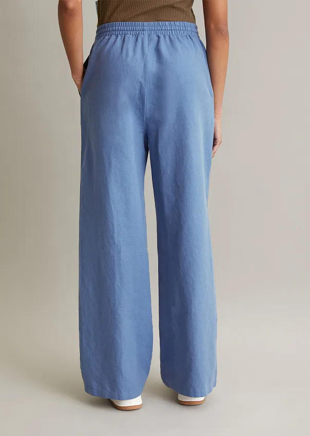 Брюки широкие изо льна и органического хлопка Marc o'Polo - фото 2
