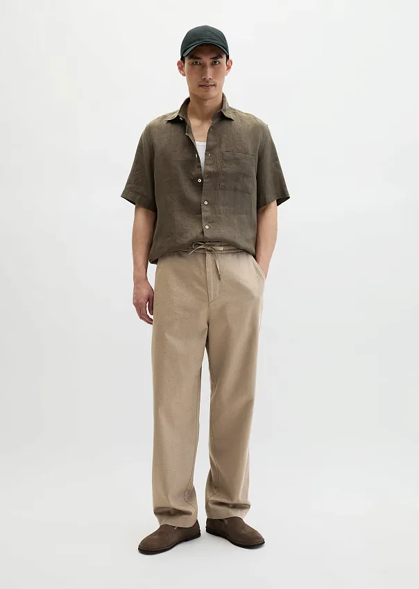 Рубашка изо льна