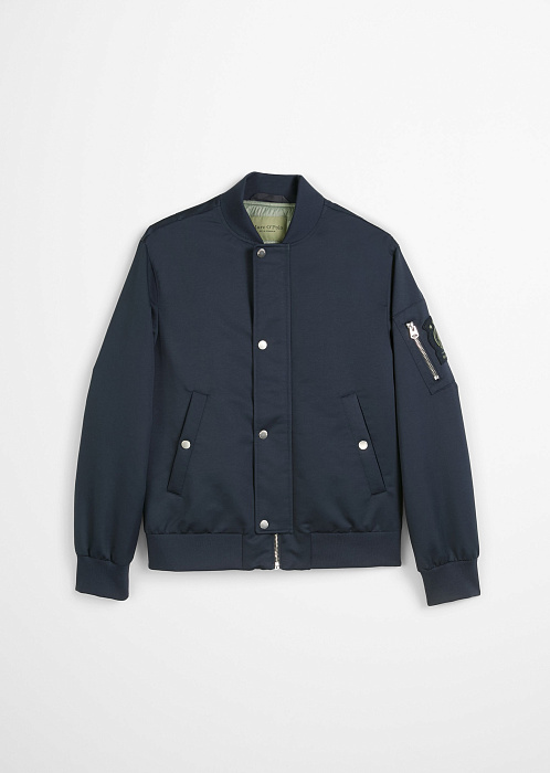 Бомбер прямого кроя