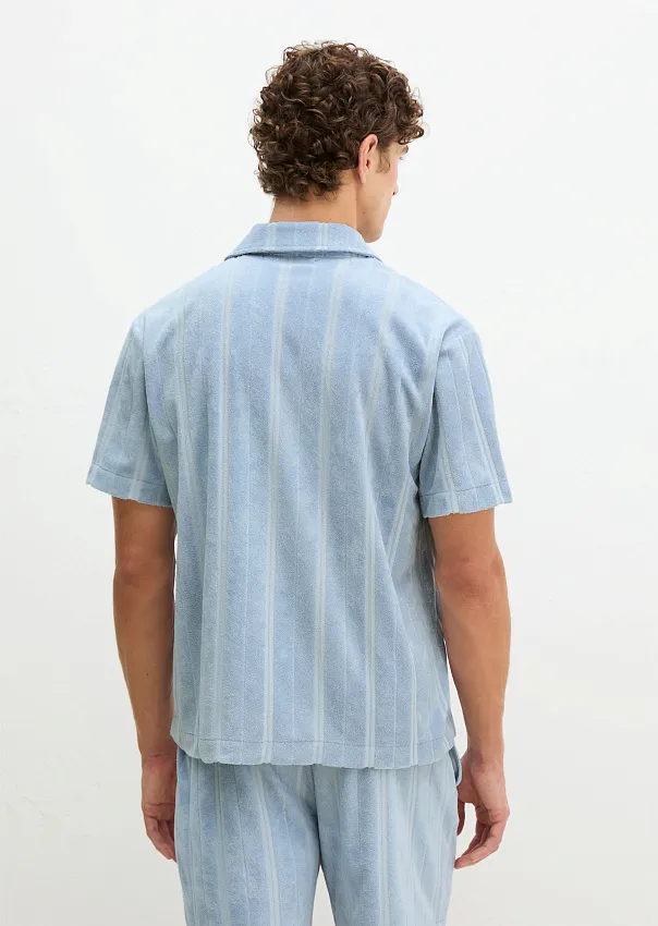 Рубашка из махрового трикотажа