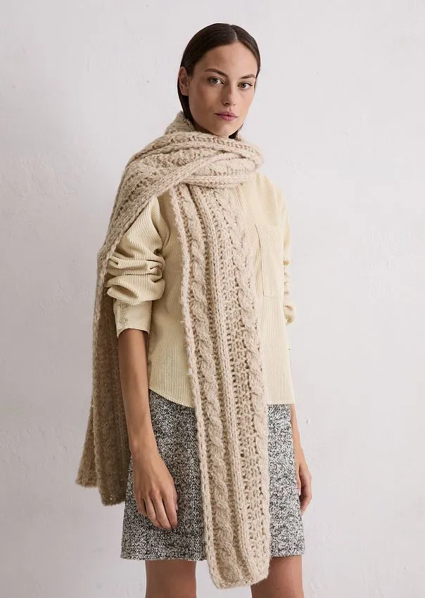 Шарф из смесовой шерсти альпака Marc o'Polo - фото 4