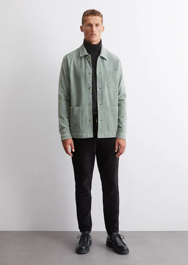 Вельветовая верхняя рубашка из органического хлопка