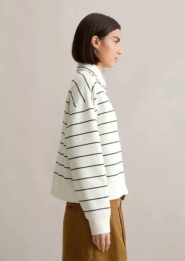 Свитшот с воротником поло Marc o'Polo - фото 5