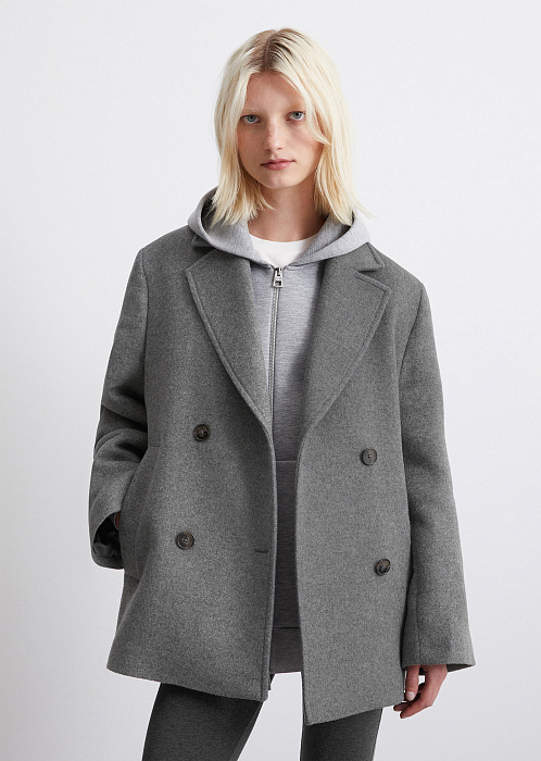Пальто из смесовой шерсти