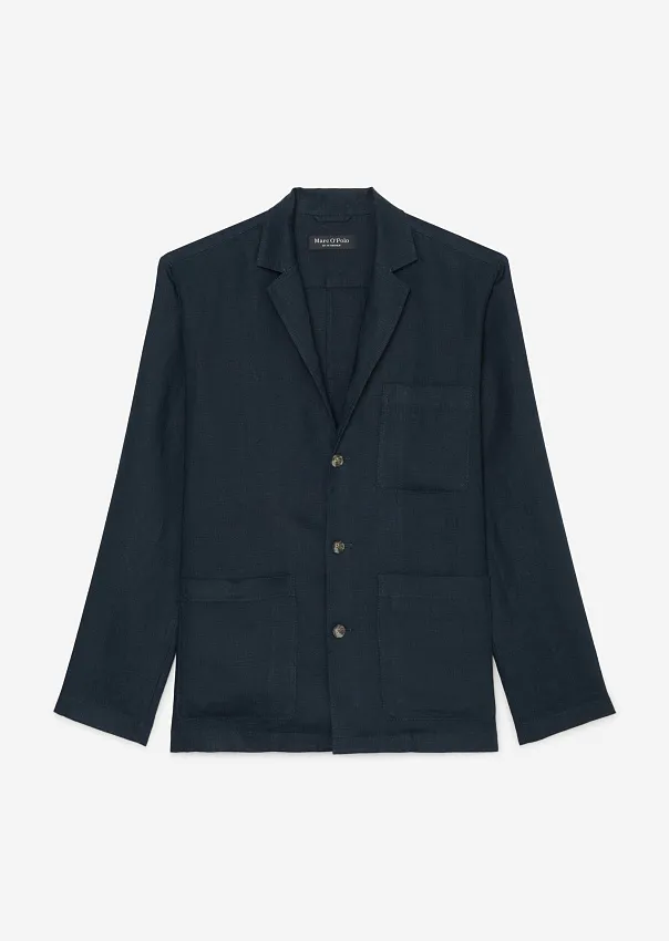 Пиджак из чистого льна