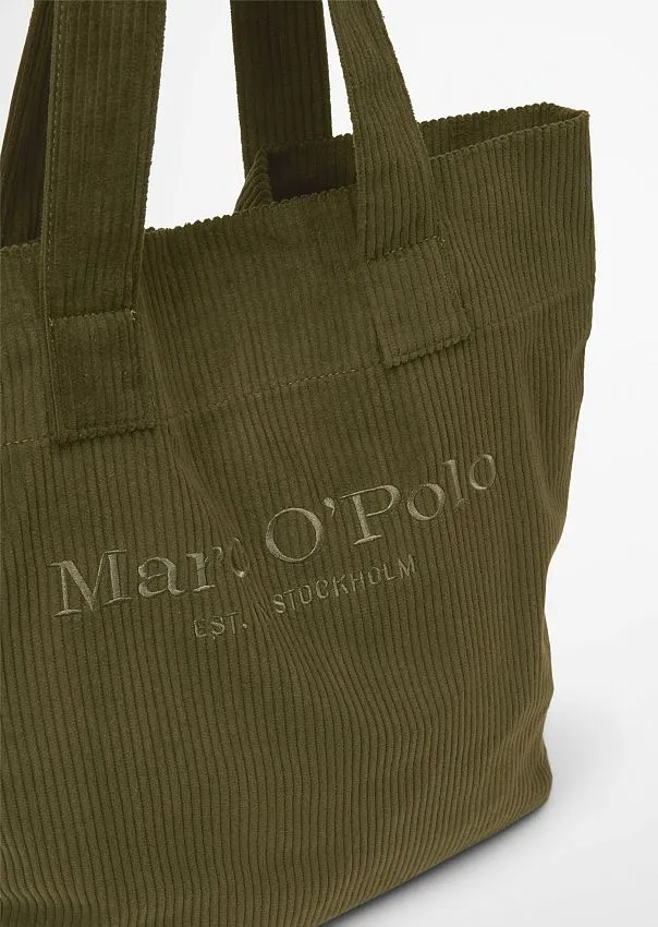 Сумка-шоппер из вельвета Marc o'Polo - фото 5