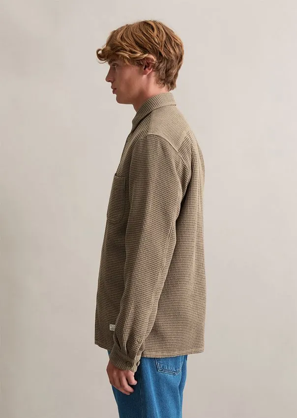 Рубашка верхняя из вафельной ткани Marc o'Polo - фото 5