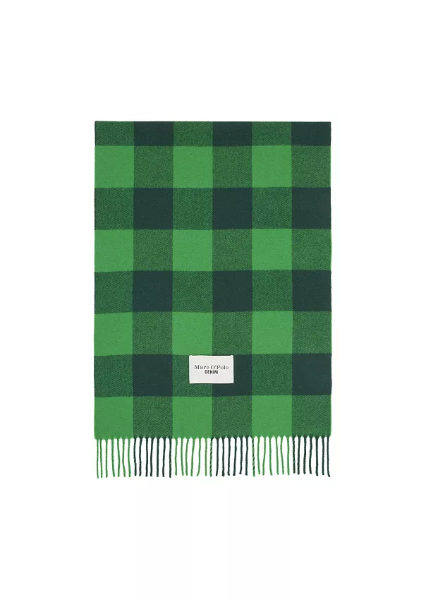 Шерстяной шарф с бахромой Marc o'Polo - фото 5