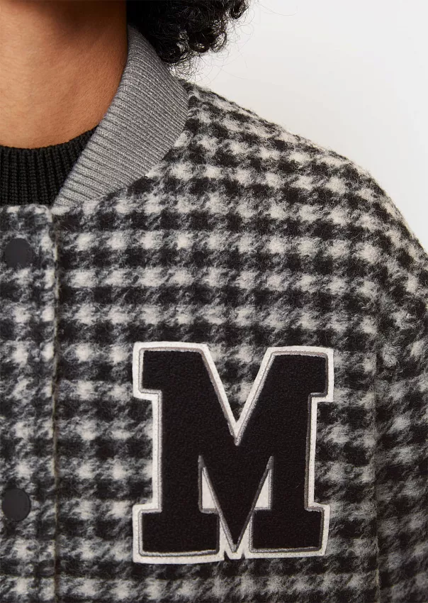 Бомбер с узором в клетку Marc o'Polo - фото 4