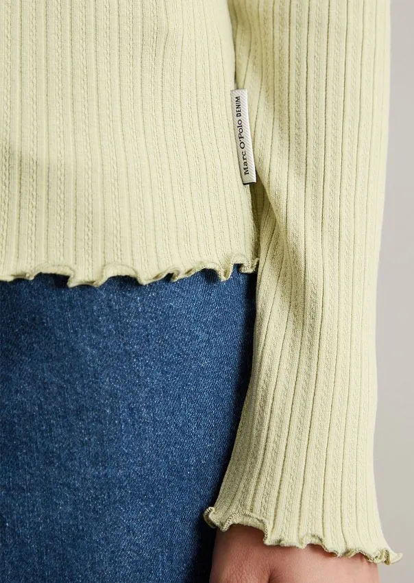 Лонгслив из органического хлопка и модала Marc o'Polo - фото 4