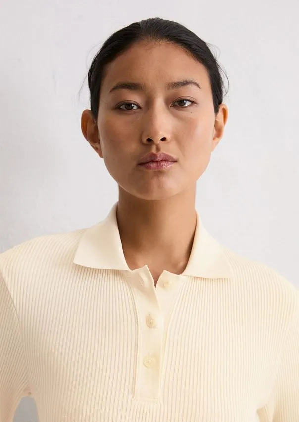 Трикотажное поло с длинными рукавами Marc o'Polo - фото 1