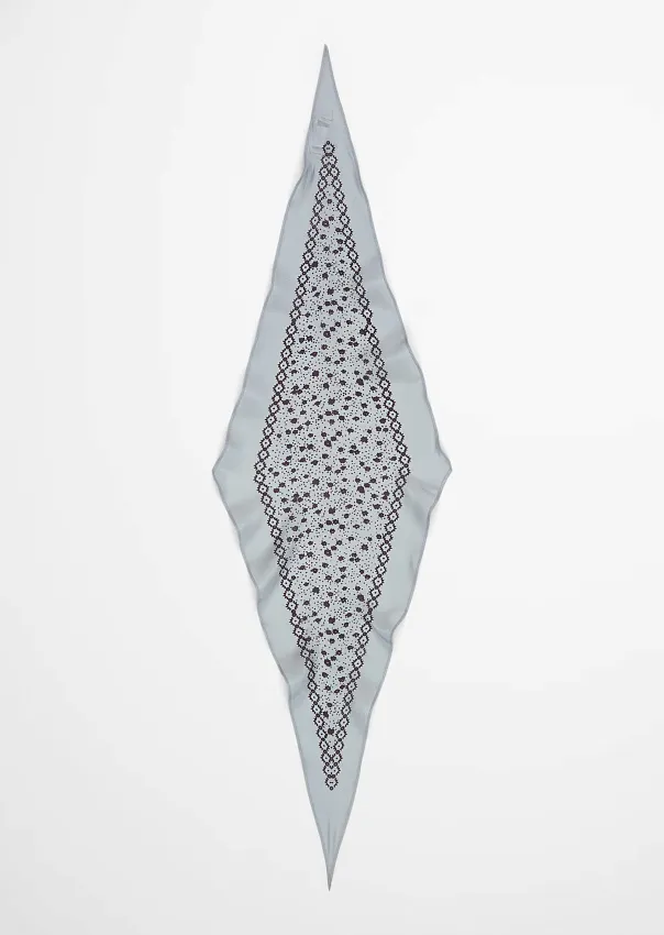 Платок из модала и хлопка