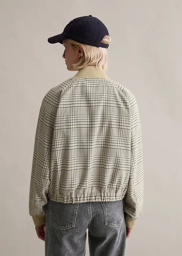 Бомбер в клетку из переработанного полиэстера
 Marc o'Polo - фото 2