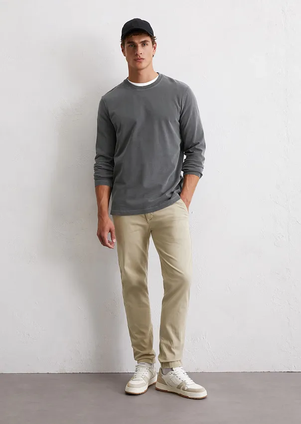 Лонгслив из органического хлопка Marc o'Polo - фото 3