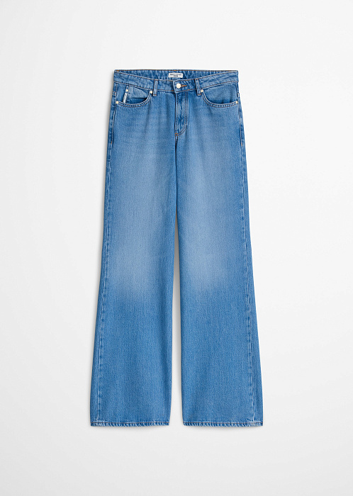 Джинсы клеш из лиоцелла и хлопка