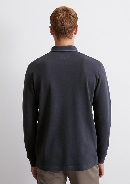 Поло с длинными рукавами