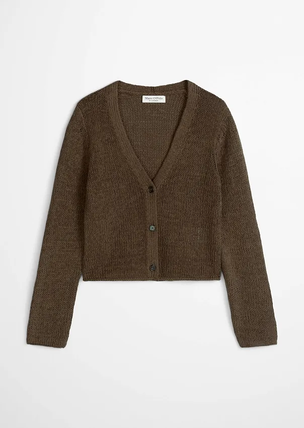 Кардиган из смесового хлопка