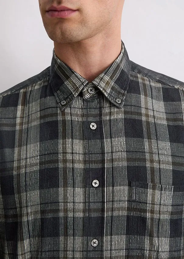 Вельветовая рубашка из мягкого органического хлопка Marc o'Polo - фото 4