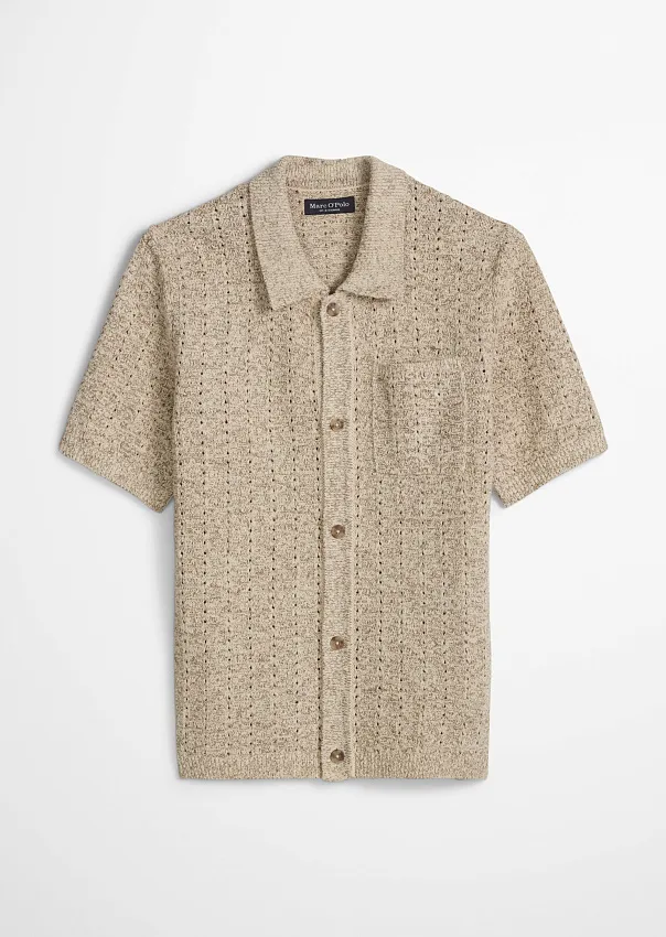 Кардиган из смесового хлопка