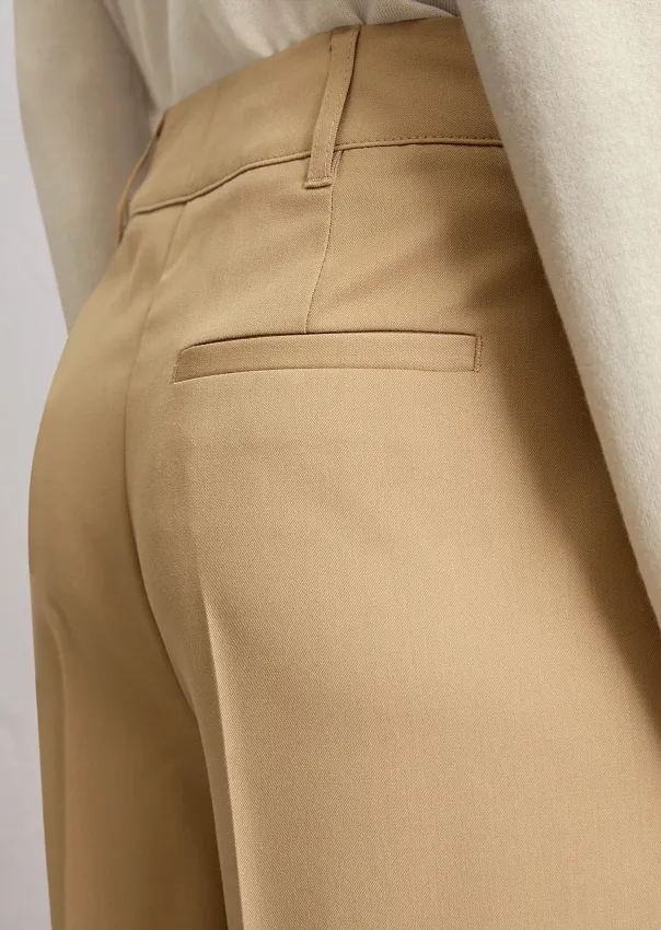 Широкие брюки из смесовой шерсти Marc o'Polo - фото 4