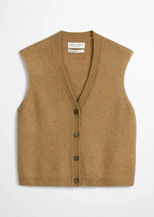 Жилет из смесовой шерсти Marc o'Polo - фото 6