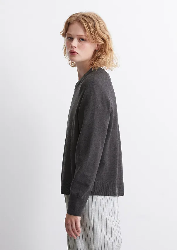 Джемпер из смесового хлопка