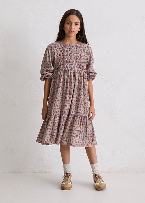 Платье с цветочным принтом