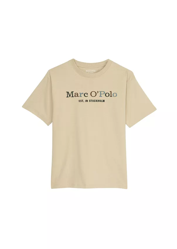 Футболка с вышитым логотипом на груди Marc o'Polo - фото 4