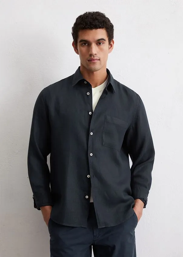 Рубашка из чистого льна Marc o'Polo - фото 1