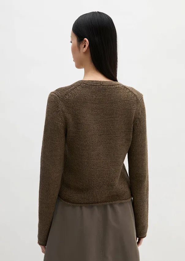 Кардиган из смесового хлопка