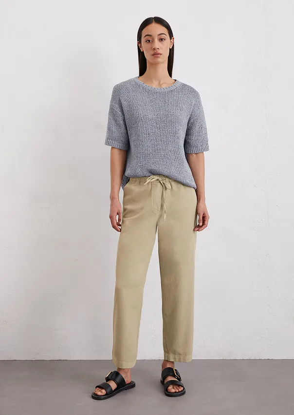 Брюки из органического хлопка и льна Marc o'Polo - фото 1