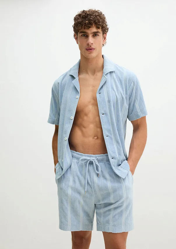 Шорты из махрового трикотажа