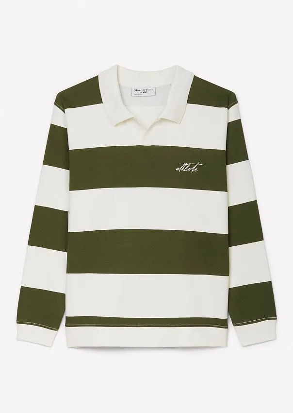 Свитшот-поло из органического хлопка Marc o'Polo - фото 1