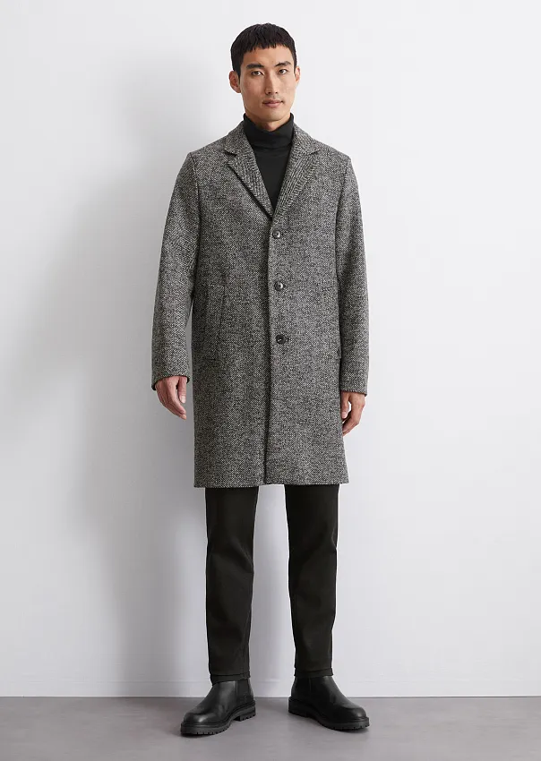 Пальто из смесовой шерсти