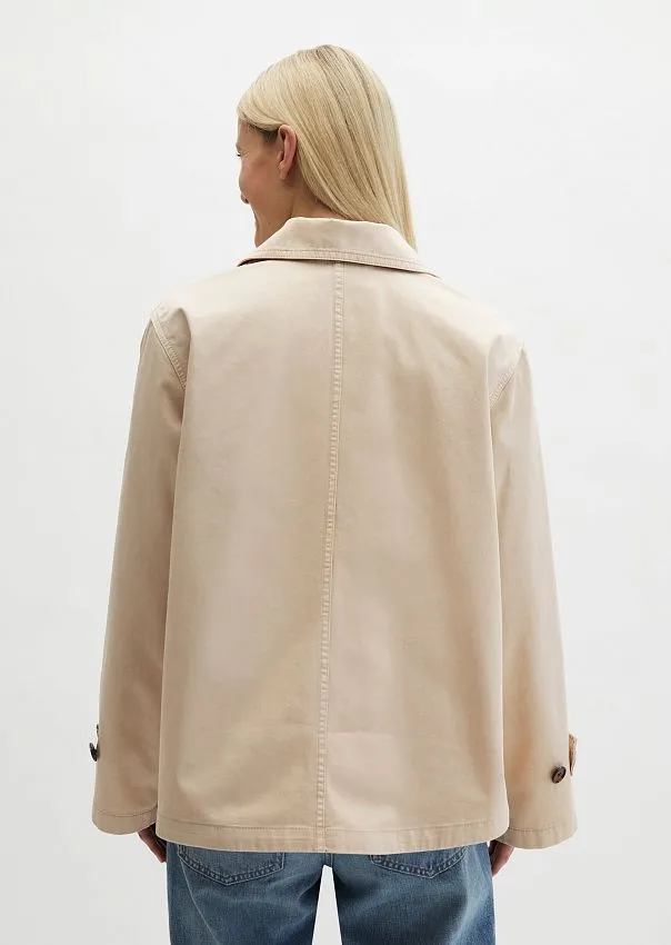 Тренч укороченный из хлопкового твила Marc o'Polo - фото 2