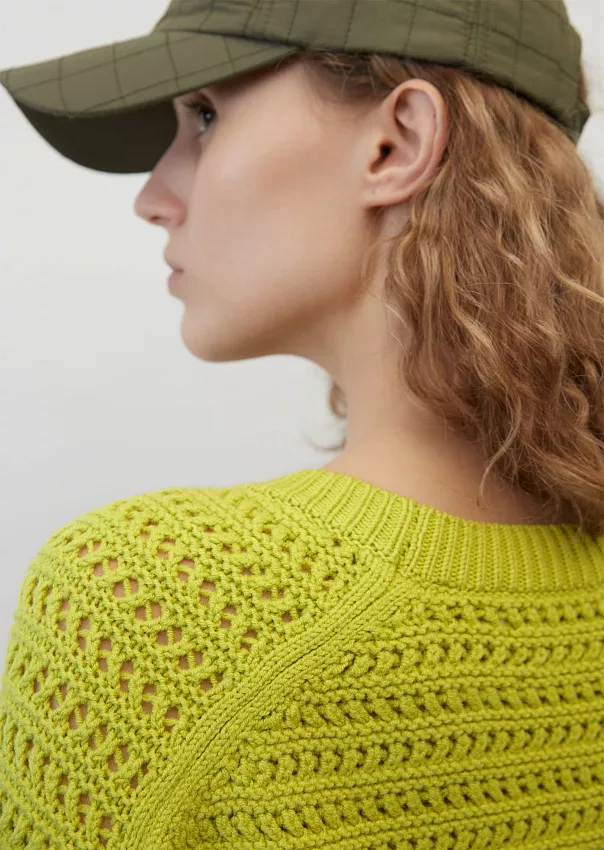 Укороченный шерстяной джемпер Marc o'Polo - фото 4